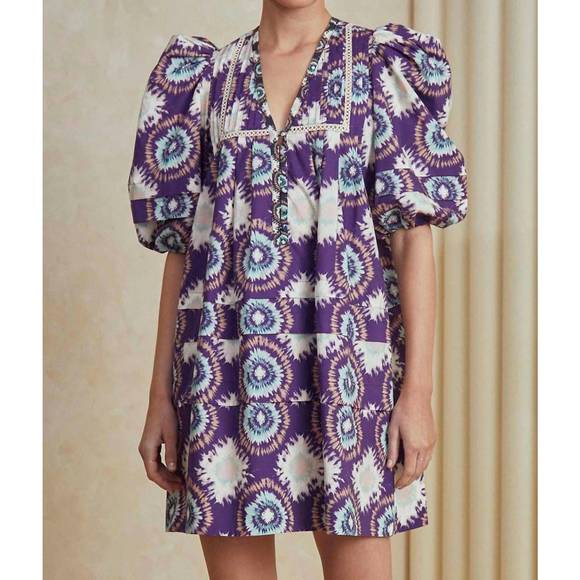 HUNTER BELL Dresses & Skirts - NEW HUNTER BELL jenkins dress in london rain purple